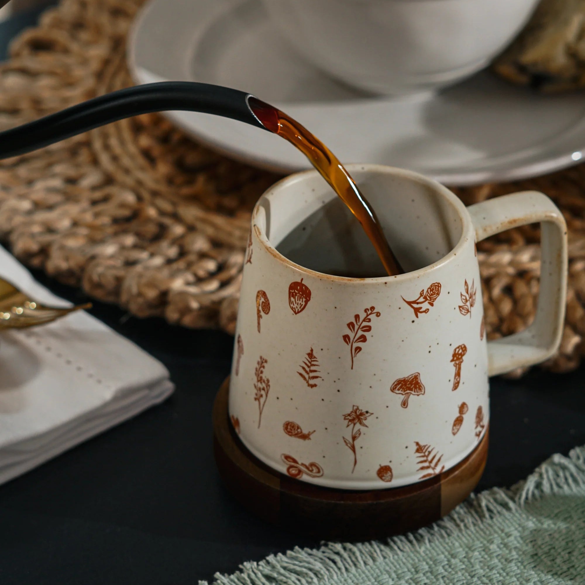 Enchanting Woodland Mug + Coaster