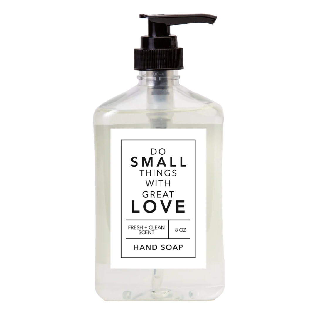 Made with nourishing olive oil, shea butter and aloe vera with no parabens or phthalates. This soap will gently cleanse your hands while leaving them feeling soft and smelling fresh.
