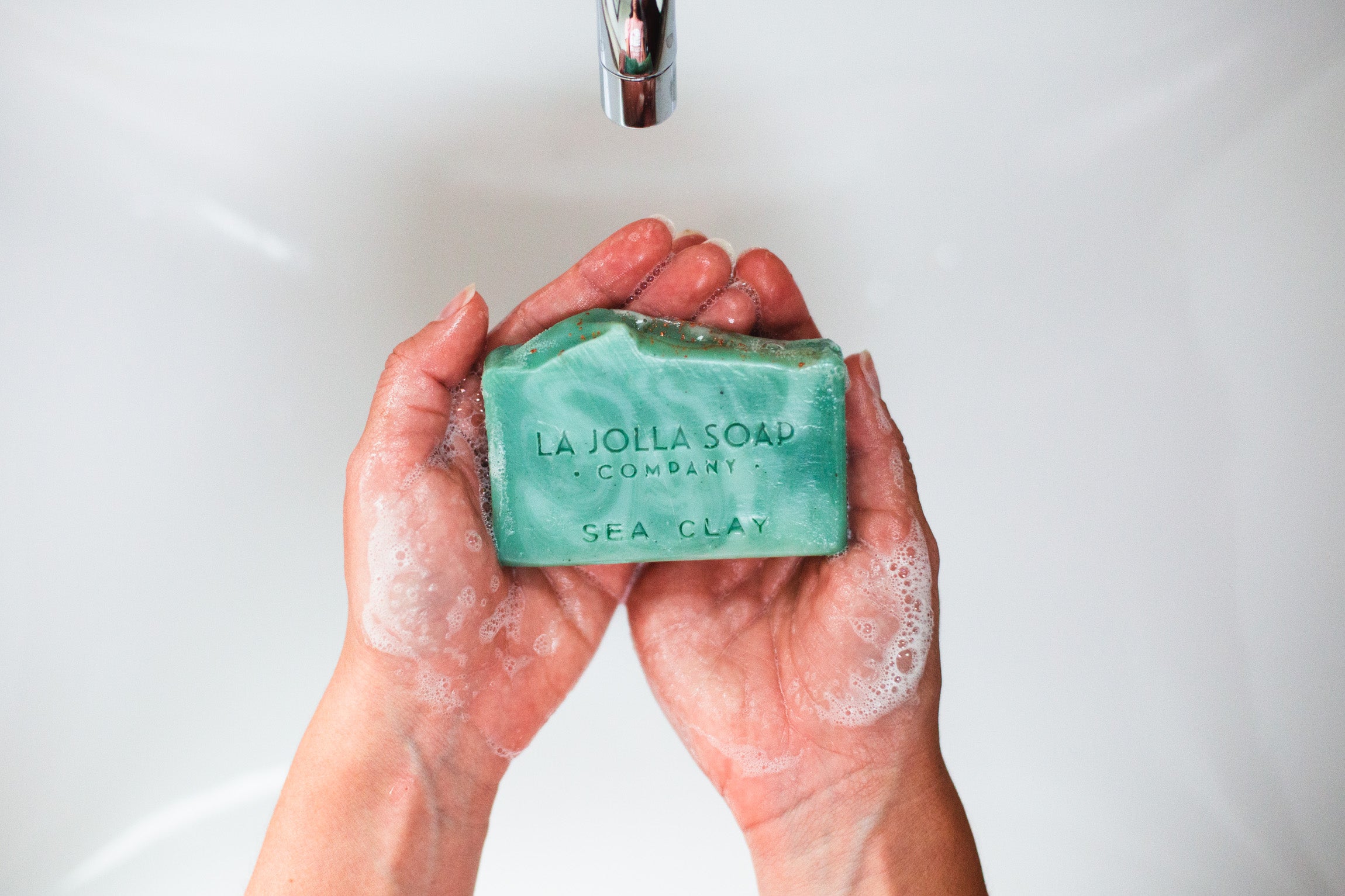 At La Jolla Soap Company our soaps are made the old-fashioned way, from scratch!  Handcrafted in small batches using a cold process then curing a minimum of 4 to 6 weeks.  Each recipe is unique and comprised of the finest natural ingredients.