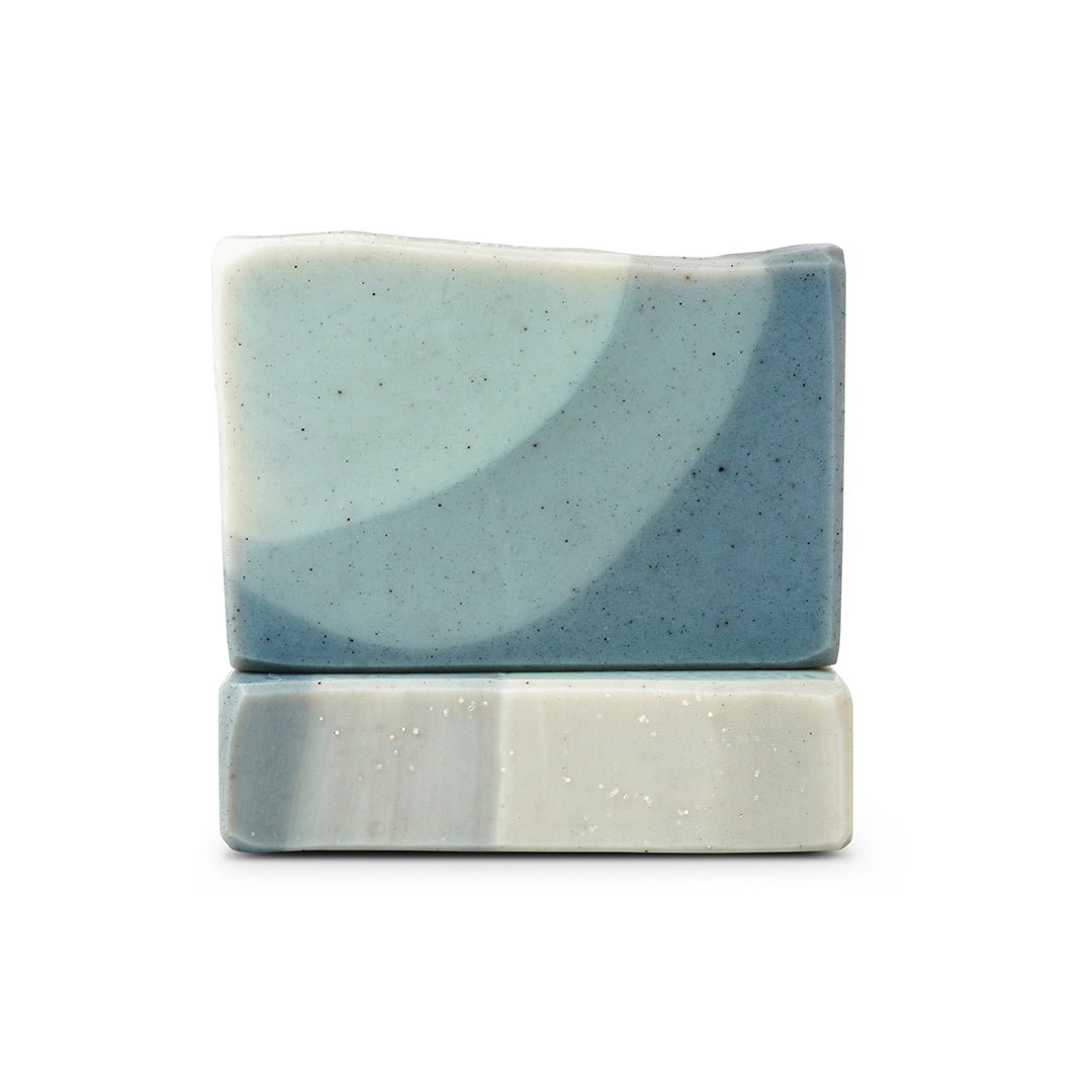 La Jolla Soap Company. The ocean tides will gently cleanse and condition with a naturally hydrating blend of plant based oils and butters leaving your skin feeling soft and clean.  Enjoy an aromatherapy and cleanse all in one with a pure essential oil blend to ease any winter blues; Rosemary lavender, bergamot, frankincense, ylang ylang and sweet orange.